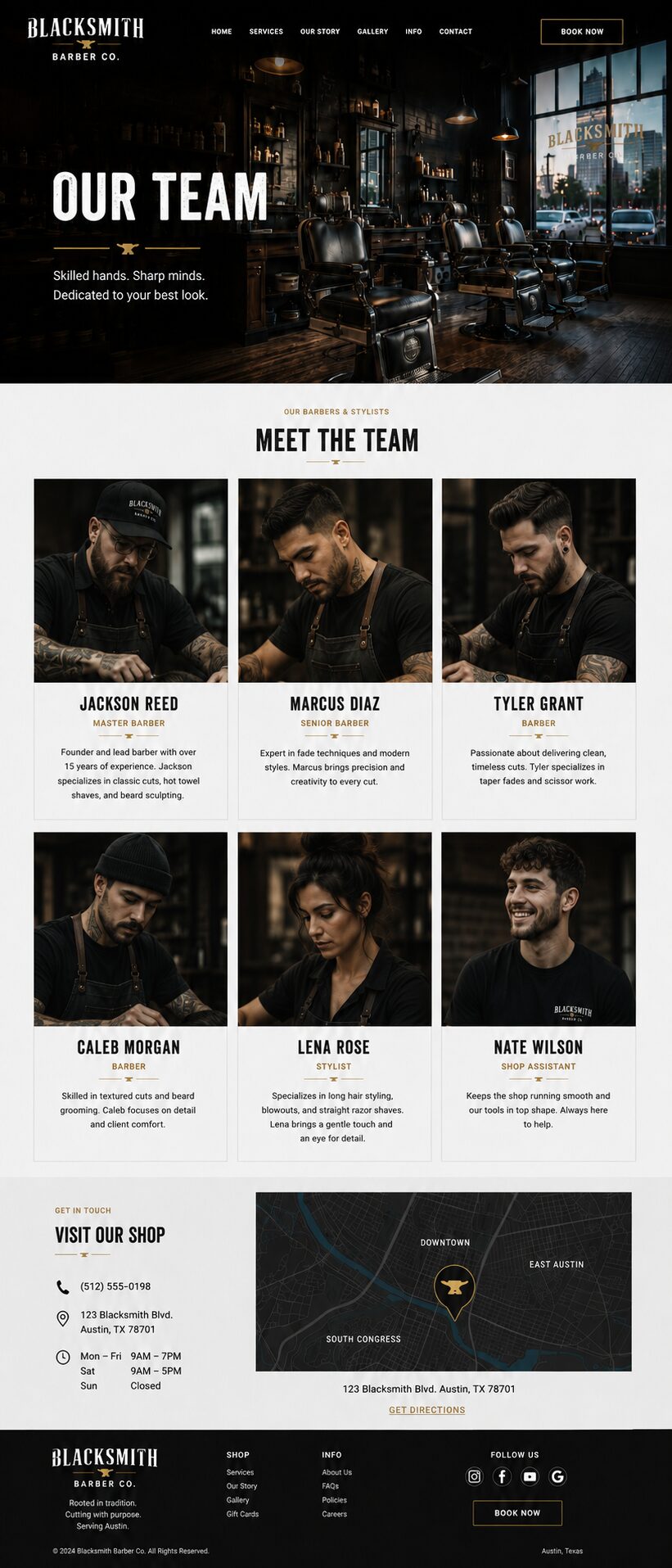 Team design mockup
